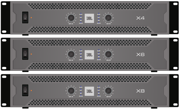 JBL X8 主擴(kuò)功放 音箱 20Hz-20KHz，+0/-1dB